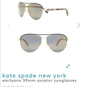 Kate Spade Emily Ann aviator sunglasses